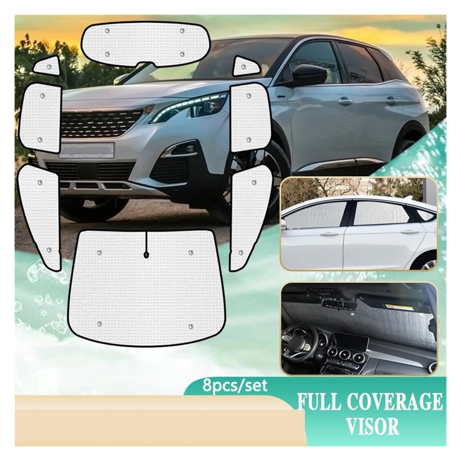 PEUGEOT サンシェード　3008 Amazon | 【RUIYA】プジョー3008 5008 車用サンシェード